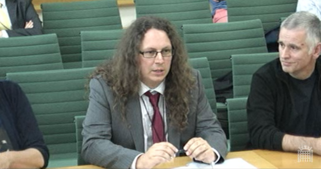 Parliamentary Select Committee: Social Media data and real time analytics