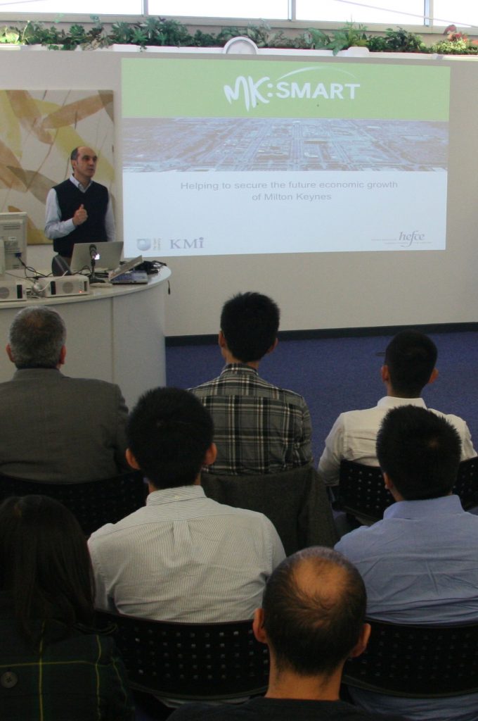 Cambridge Masters students learn about MK:Smart