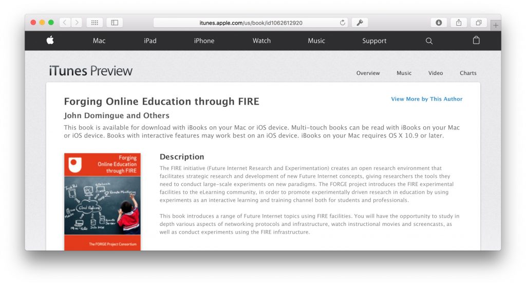 The FORGE iBook is live on the Apple Store