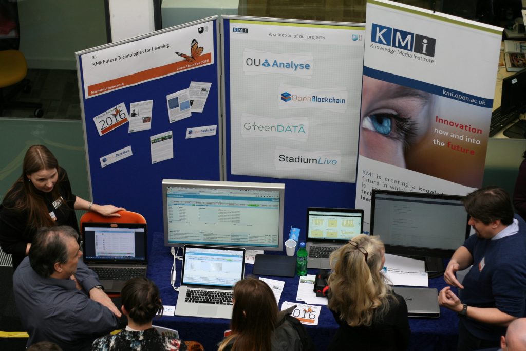 KMi Projects Showcased at LAF2016 as part of OU Charter Day Celebrations