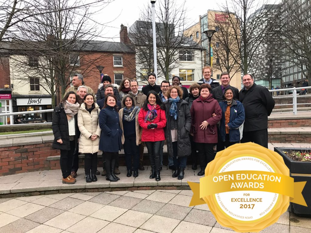 ENGAGE wins the 2017 OER & Project Awards for Open Education Excellence!