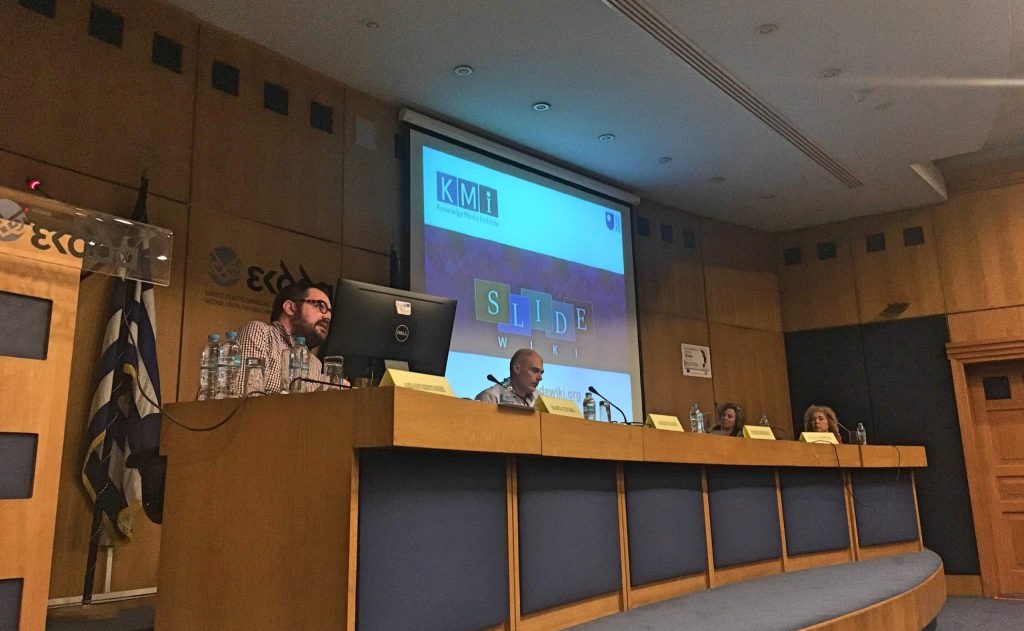 KMi at SlideWiki info day in Greece
