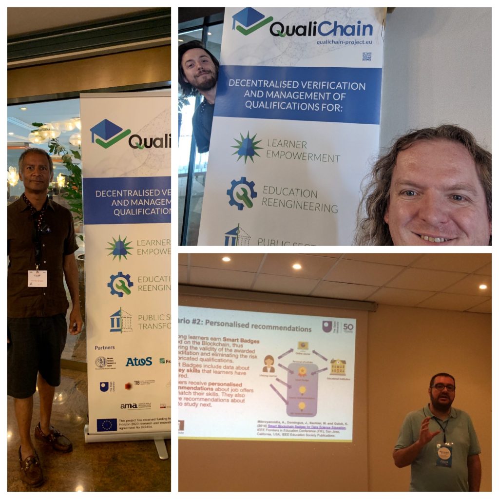 KMi and QualiChain at ESWC and JTELSS 2019