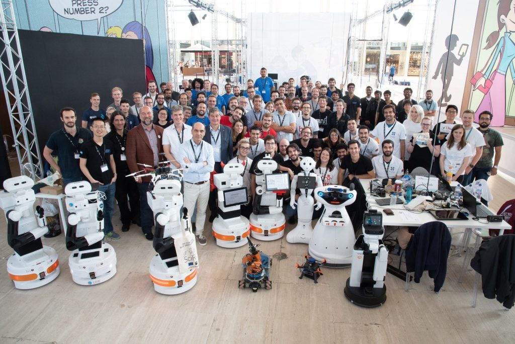 First International Competition on Robots in Smart Cities held in Central Milton Keynes
