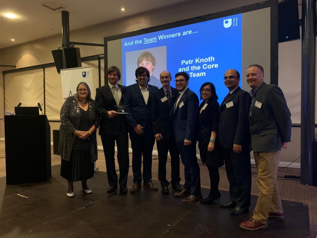 CORE team wins at the Research Excellence Awards 2019