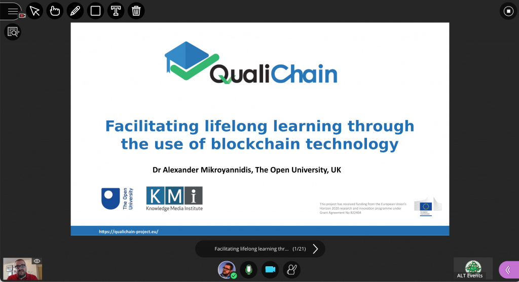 Webinar: Facilitating lifelong learning through the use of blockchain technology