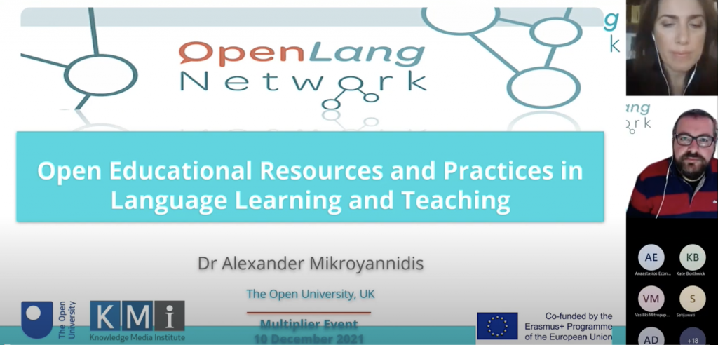 Open Educational Resources and Practices in Language Learning and Teaching