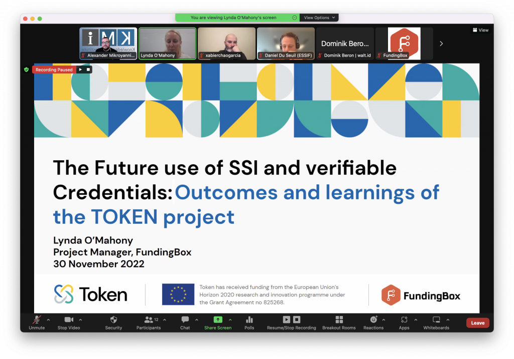 The Future Use of Self Sovereign Identity and Verifiable Credentials