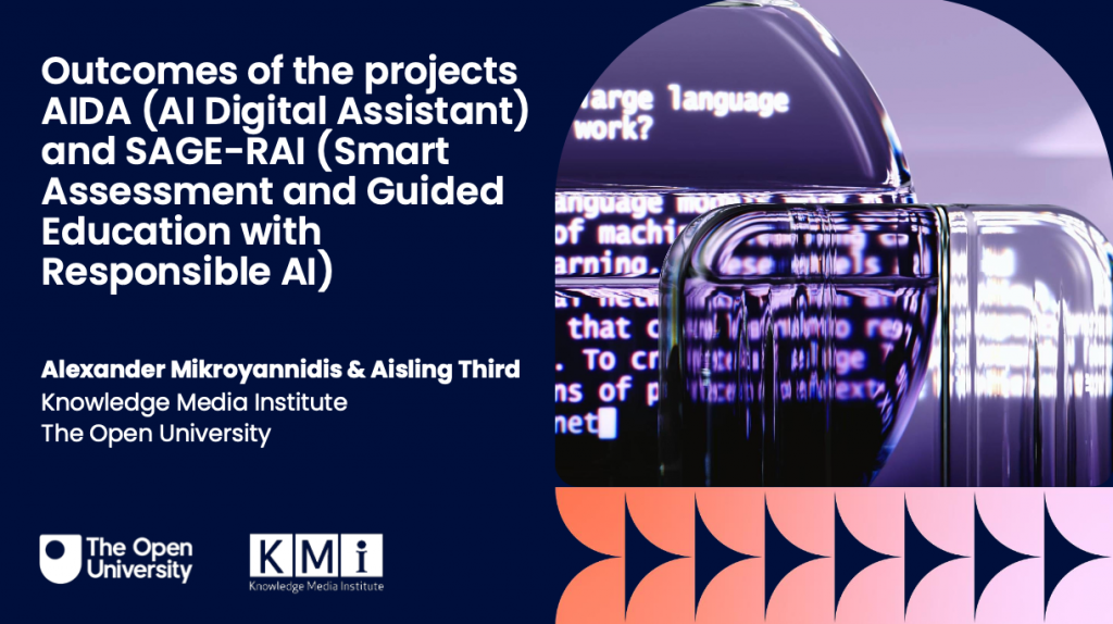 Latest KMi AI research presented at the OU FAIESTA