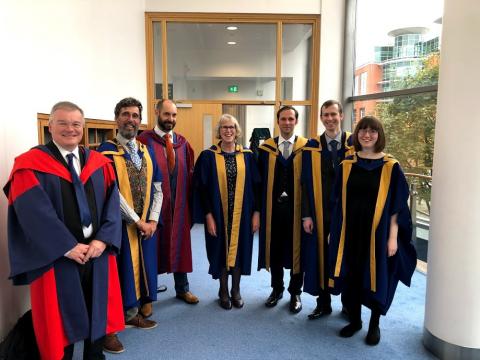 Graduation ceremony in Belfast