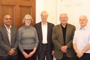 Dr Andrew Aldrin visits the School of Physical Sciences
