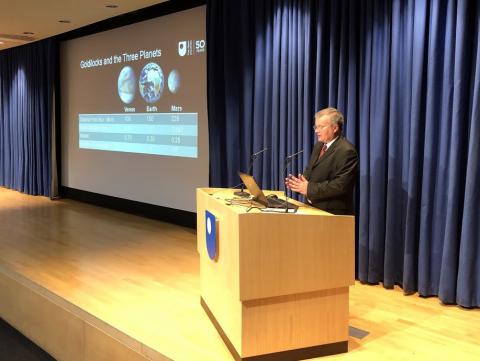 ‘A Blue Planet to a Frozen Desert’ talk video available online